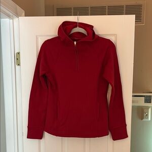 Athleta Women's Red Pullover Hoodie